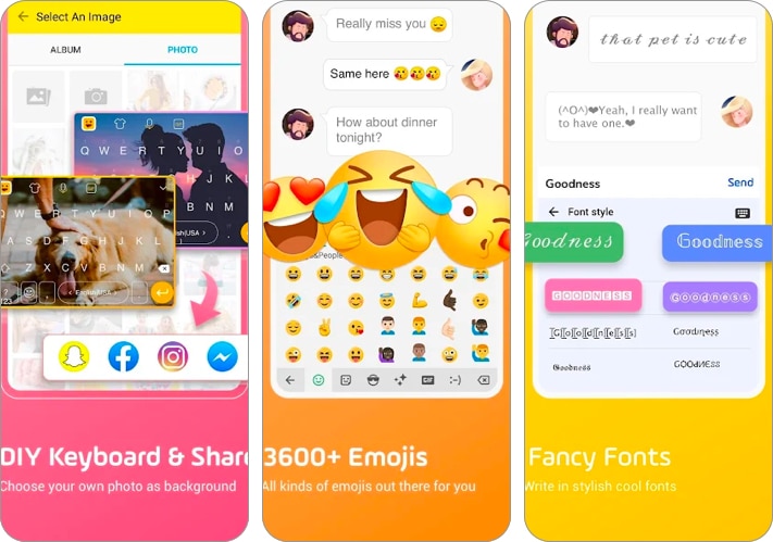 Facemoji Emoji Keyboard Lite best AI app for Android