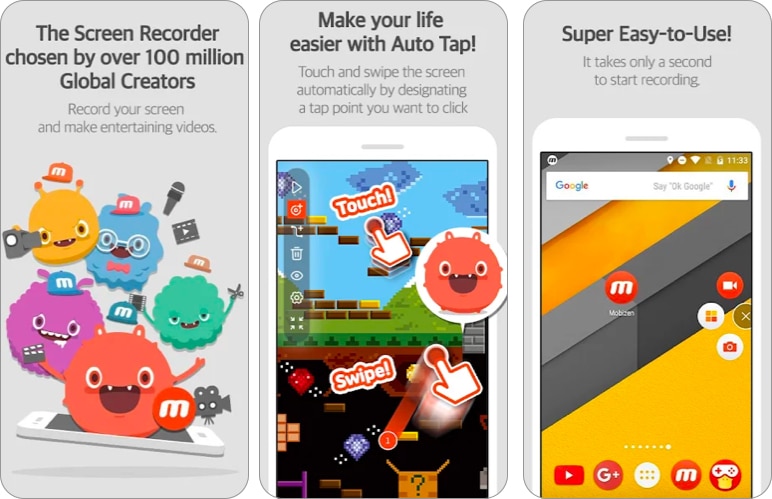 Mobizen best screen recording app for Android