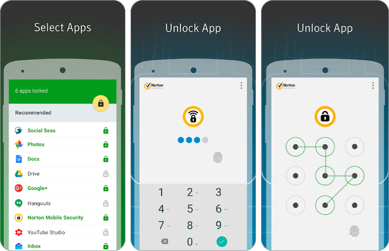 Norton app lock best app locker for Android