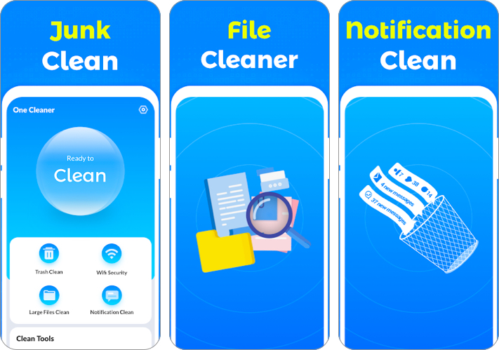 One Cleaner Android App