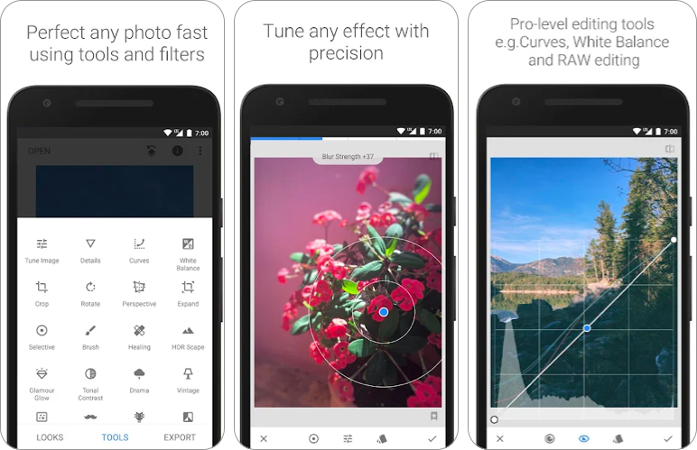 Snapseed best photo editing app for Android