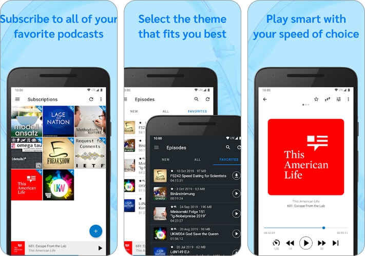AntennaPod Android Podcast app