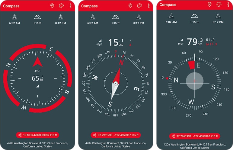 Compass & Altimeter best compass app for Android