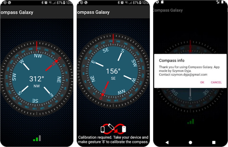 Compass Galaxy best compass app for Android