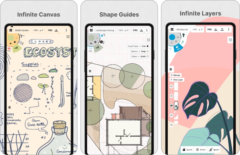 Concepts best drawing app for Android