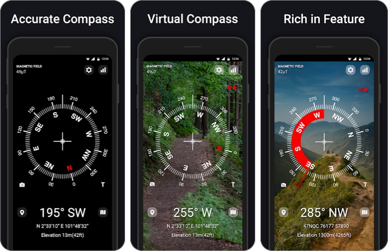 Digital Compass best compass app for Android