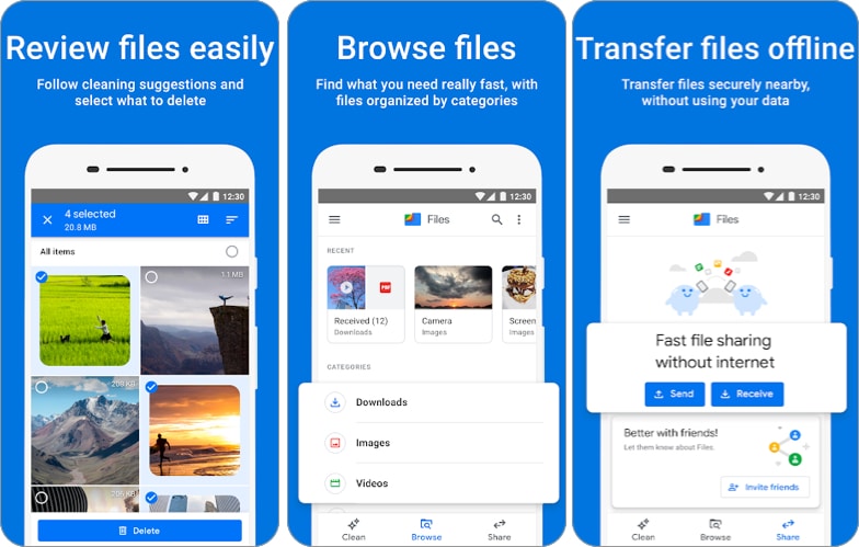 Files by Google file manager for Android