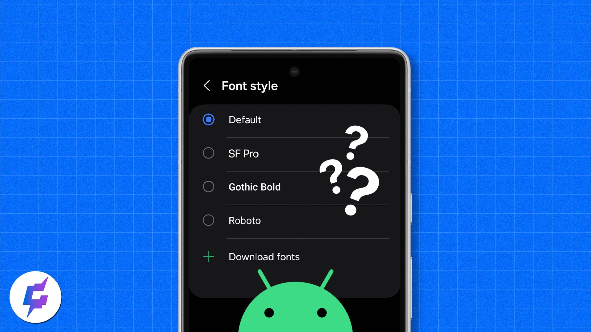 How to change the font on Android phone