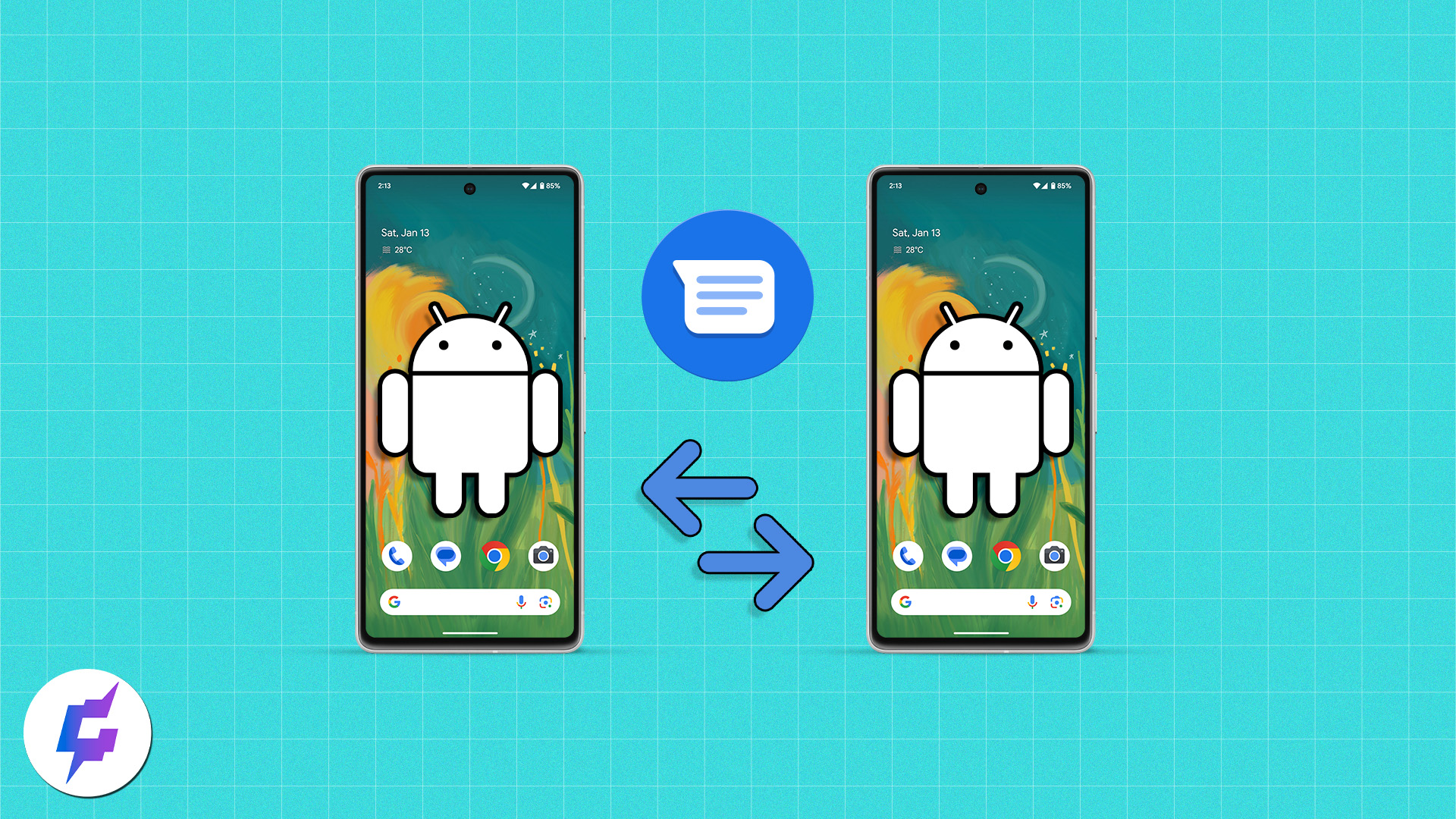 How to transfer text messages from Android to Android