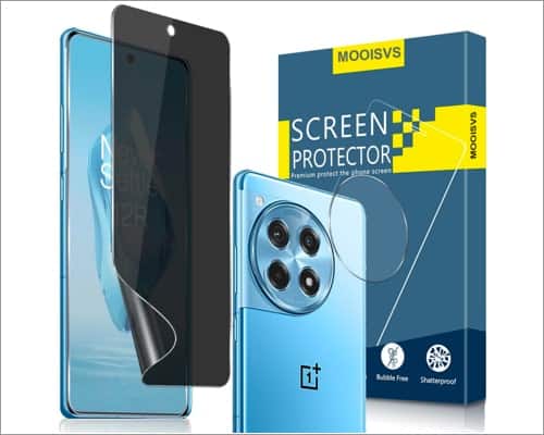 MOOISVS 2 Pack OnePlus 12R Screen Protector