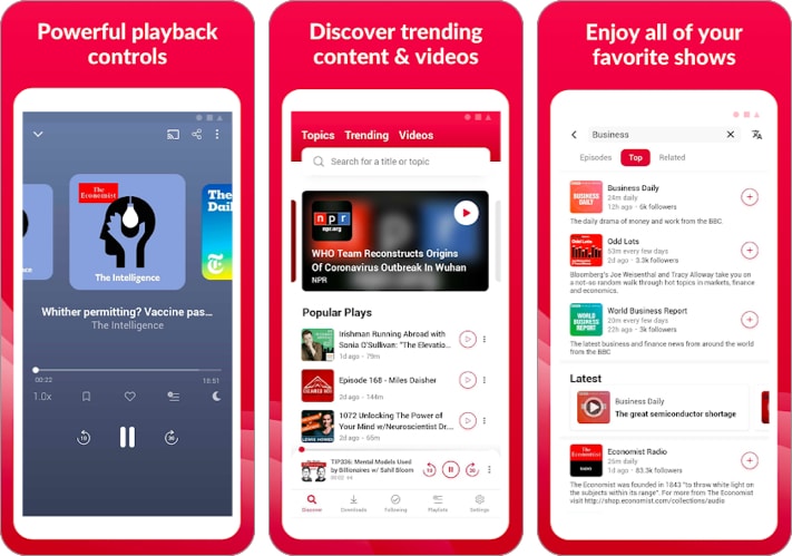 Player FM Offline Podcast App for Android