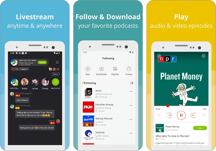 Podbean Podcast Player App for Android