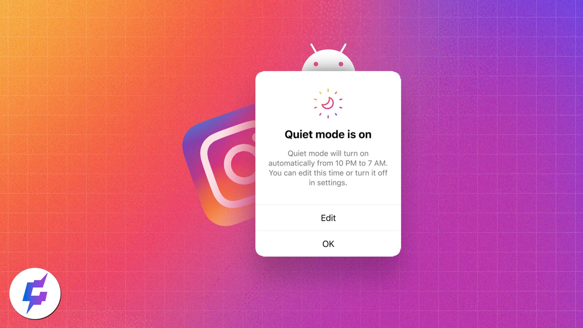 How to turn Quiet mode on or off in Instagram on Android