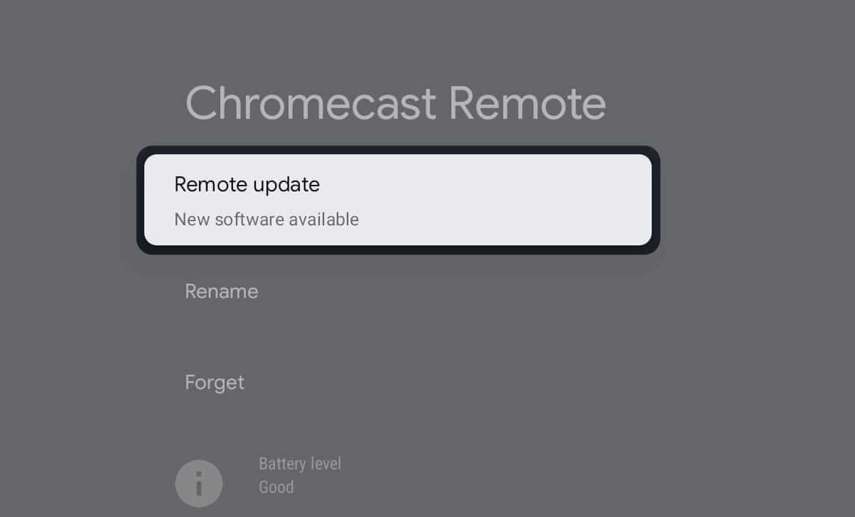 Select Remote update